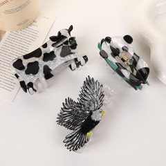 Novelty Cow Claw Clips,Acrylic Hair Clip for 1 Count (Pack of 1),