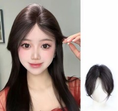 2.75″x4″Traceless Front Lace 100%Human Hair Hairline Topper Cover Head Top 10″