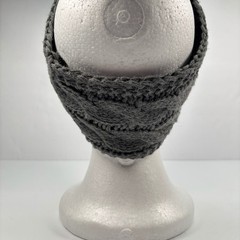 C.C Women’s Warm Unisex Sherpa Lined Soft Winter Cable Knit Headband Headwrap