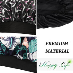 Soft Elastic Band Satin Bonnets for Women, 3 Pcs Silky Head Scarf Hair Wrap for