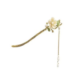 Birthday Gift | Jade Floral & Butterfly Hair Accessory – Vintage Oriental Style