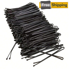100pcs Black Hairpins Versatile Hair Clips for Women & Girls Hair Accessories