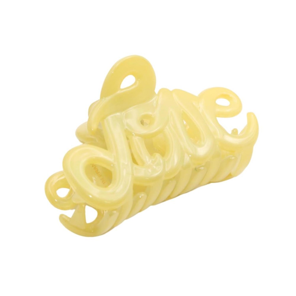 Parcelona French Love Small 2″ Celluloid Acetate Hair Claws for Women and Girls