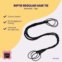 Regular Soft Tangle-Hair Tie for , Nylon Hair Elastic, Colorful Hair Accessor…