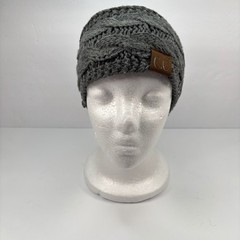 C.C Women’s Warm Unisex Sherpa Lined Soft Winter Cable Knit Headband Headwrap