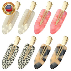 8 Pcs No Bend Hair Clips No Crease Makeup Hair Clip Duckbill Clip No Dent Crease