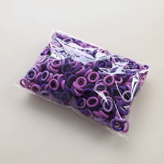 100/300/500Pcs Hair Bands for Children Colorful Nylon Scrunchie Hair Ties Rubber