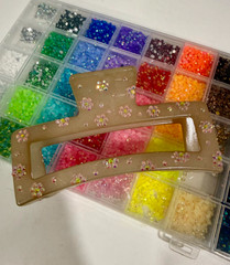 custom bedazzled claw clip