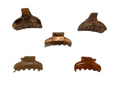 Medium Hair Claw Clips Lot Of 5 Assorted Colors 2.5 Inch Hair Accessories