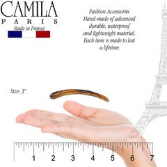 Paris AD823 French Twist Stick Hair Fork, 2 Small Wavy U Shaped Hair Pin Clip…