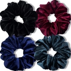 IVARYSS Extra Large Scrunchies for Women’S Thick Hair, Premium Velvet Soft Jumbo