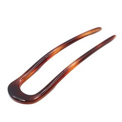 Parcelona Large Hair Pin Cellulose Acetate French U Pin Hair Clip For Daily Use