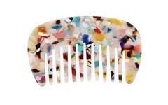 No Boundaries Multicolor Mini Hair Comb NIP Travel Detangling Purse Size