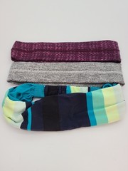 Lululemon Athletic Headband Stretch, One Size. Lot Of 3