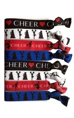 8 Piece Cheerleading Gift Hair Elastics – 8 Count (Pack of 1), 5″ Circumferen…