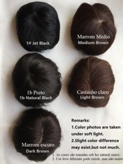 5.5″x6.3″ Left/Right/Middle Silk Top Part Best Virgin Human Hair Topper 10″~18″