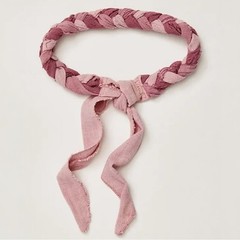 Free People Curried Myrrh Sincere Soft Headband in Muddy Fuchsia NWT