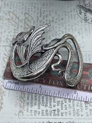 Celtic Dragon Bun Holder Viking Wedding WEDDING Hair Stick Pin Barrette Norse