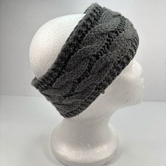C.C Women’s Warm Unisex Sherpa Lined Soft Winter Cable Knit Headband Headwrap