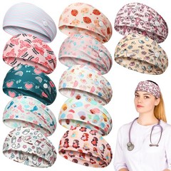 12 Pcs Labor and Delivery Nurse Headbands for Non Slip Nursing Headband with …