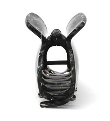 Handmade Belle Le Paris French Hair Claw 3 Inch Gray Patterns Tortoise Shell M37