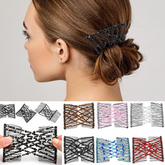 Ccbeauty 6 Pcs Magic Hair Comb Elastic Beaded Hair Clips Women Decorative Access