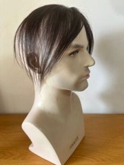 2.75″x4.3″ Soft Lace Free Part 100% Human Baby Hair Toupee for Men Thinning,10″
