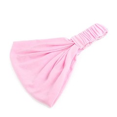 Summer Women Cotton Headband Elastic Wide Soft Sports Yoga Knotted Sweatband