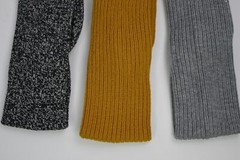 Women’s Time and Tru 3-Pack Head Wrap Grey/BlackYellow One-Size