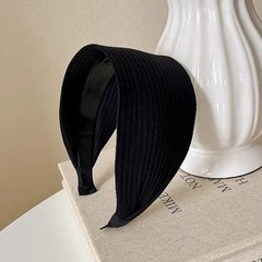 Soft Cotton Knitted Hair Bands for Women Girls Wide Headband Turban Style