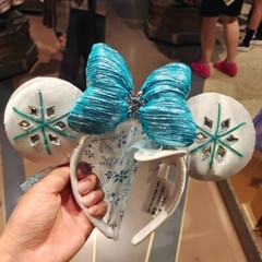 Loungefly Disney Parks Mickey Magical Bow Minnie Mouse Ears Bow Sequins Headband