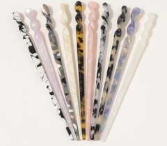 Fashion Marble Style Hair Sticks Hair Pin Chopsticks Hair Pin US Seller