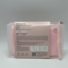 Lange L’ange Microfiber Hair Wrap Towel Reduce Drying Time NEW Unopened Sealed
