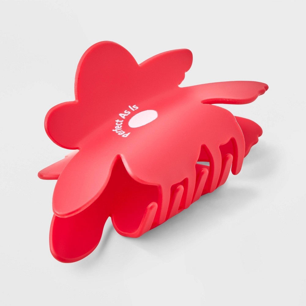 Acrylic Flower Claw Hair Clip – Universal Thread Red & Green