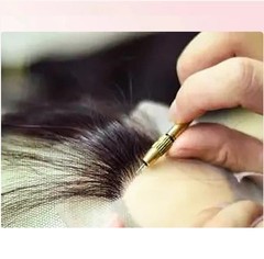 2.75″x3.5″Traceless Front 100% Human Hair Hairline Topper for Women Clip in 10″