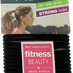 3 Pack Scunci Everyday & Active Elastic Hair Tie, Black, 14 Ct