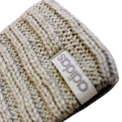 Adidas Women’s Linear Headband Light Grey Heather Ribbed Knit OSFA NEW Soccer
