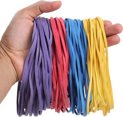 – Large Assorted Color Rubber Bands, 120 Pack, Giant Elastics for Office Bulk