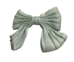 Satin Hair Bow Clip Elegant Hair Barrette For Girls And Women