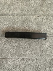 Rare Vintage Gallia Black Barrette Bar Design Super Automatic 2 in. Made France