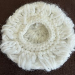 Vintage Handmade Crochet/Knit Ballet Bun Cover