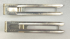 Pin Curl Hair Clips Vintage Metal Made in England Set of 2