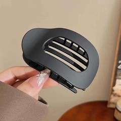 Fashion Acrylic Leopard Hair Claw Clip for Women Oval Matte Hair Accessories