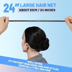 Hair Net, Hair Nets for Food Service Workers, 60PCS Hairnets for Foodservice, Ki
