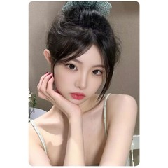 100% Human Hair Traceless Baby Hair Forehead Cover Hairline Bang for Women Clip