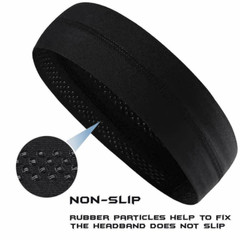 2x Running No-Slip Headband Men Women Sweatband Yoga Gym Stretch Sport Head Band