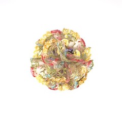 Daria L Floral Scrunchies Embroidery Scrunchies Lace Ponytail Holders Oversized
