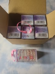 Lot Of 6 invisibobble Original Traceless Spiral Hair Ties Christmas Snowman
