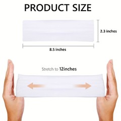 Women Soft Thin Elastic Sport Headbands Non-Slip for Yoga Running Hair