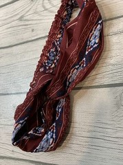 5 Bandana Headband Elastic Hairband Yoga Boho Twisted HeadWrap Fashion Knotted